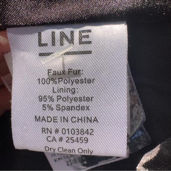 NWT Line The Label Emile Faux Shearling Coat - Picture 7 of 9